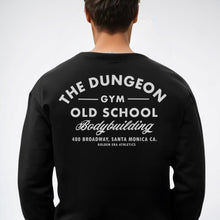 Load image into Gallery viewer, Dungeon Gym Old School Bodybuilding Sweatshirt - Black