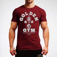 Load image into Gallery viewer, Golden Gym Tee - Maroon/White
