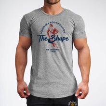 Load image into Gallery viewer, &quot;The Shape&quot; Steve Reeves Tee - Grey

