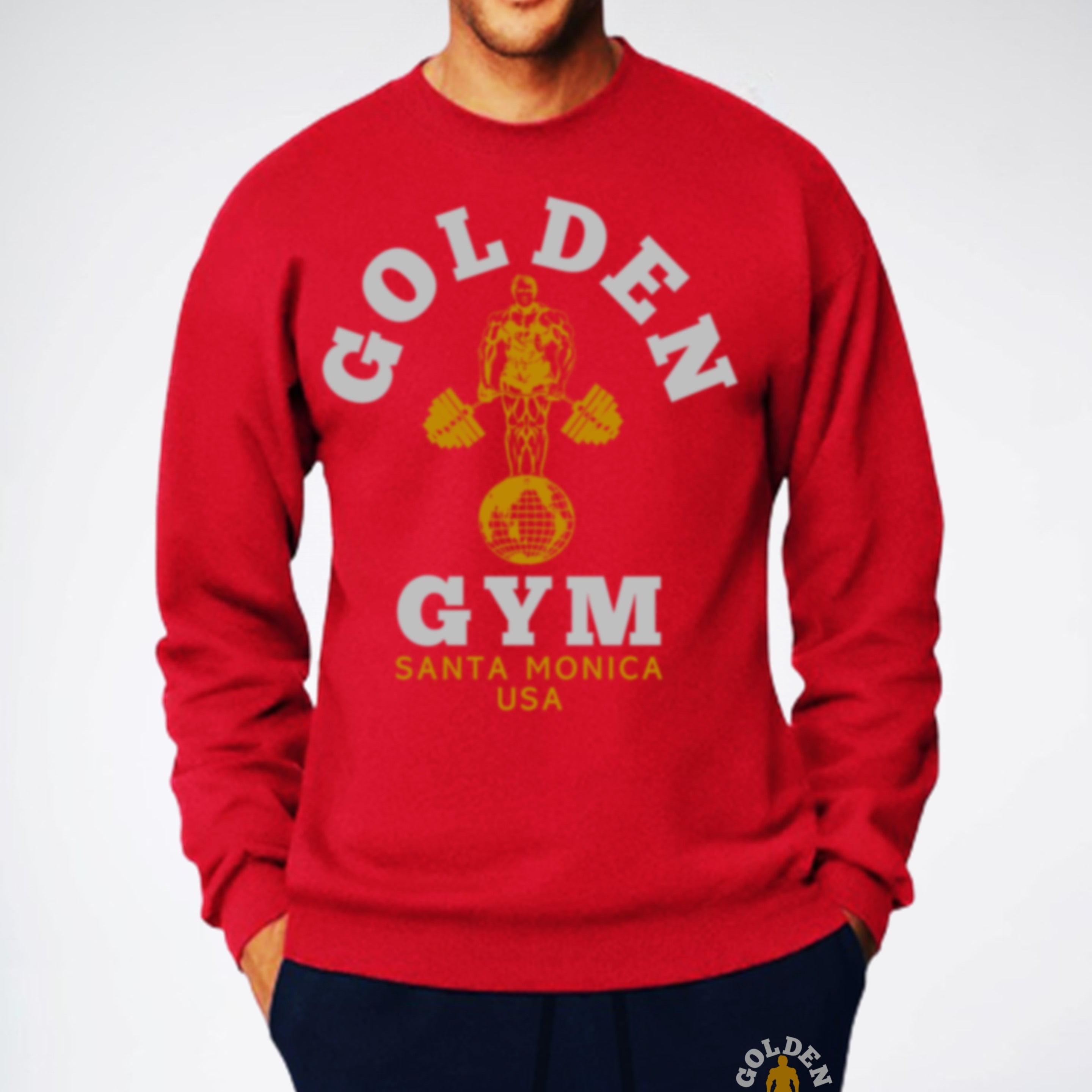 Gym best sale red sweater