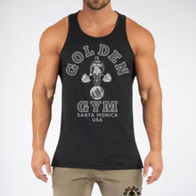Load image into Gallery viewer, Golden Gym Tank - Black/Grey
