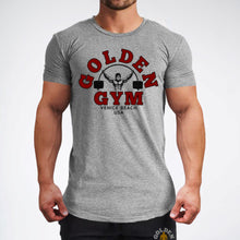 Load image into Gallery viewer, Golden Gym Venice Tee - Grey/Red
