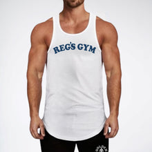 Load image into Gallery viewer, Reg&#39;s Gym Tank - White
