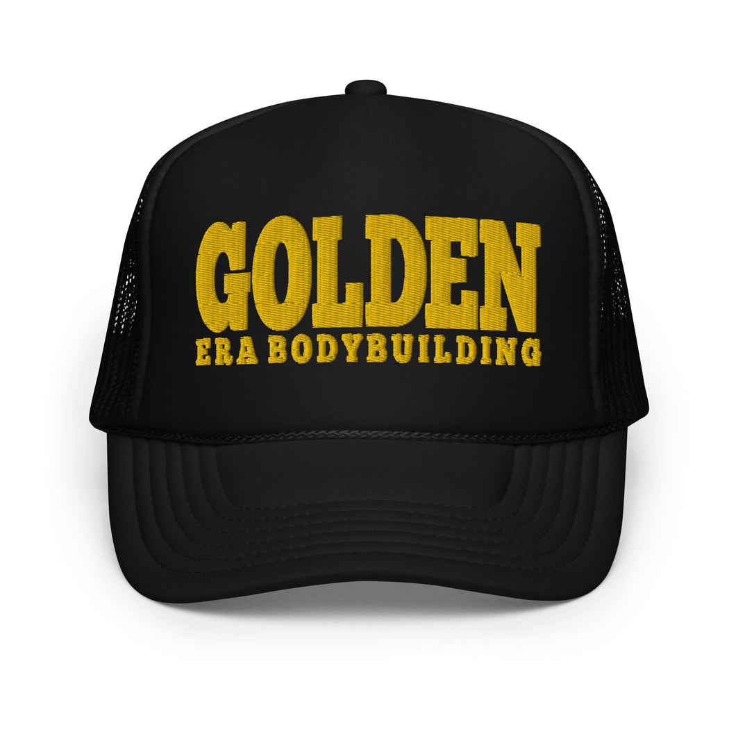 Golden Bodybuilding Foam Trucker Hat