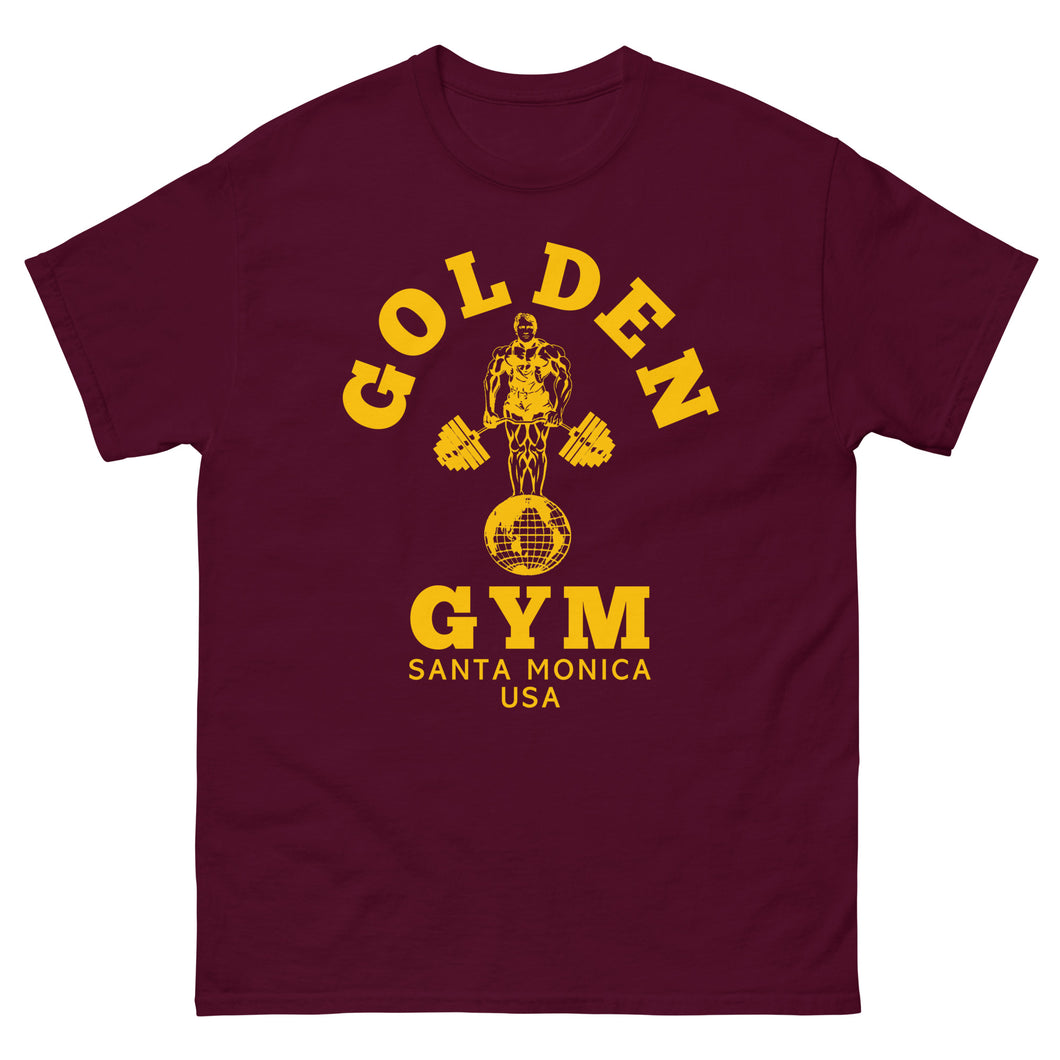 Golden Gym Tee - Maroon/Gold