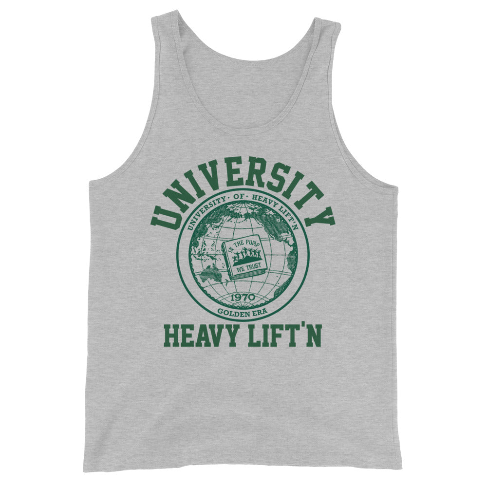 University of Heavy Lift'n Tank - Grey/Green