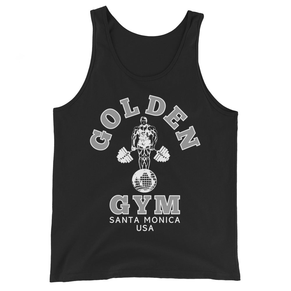 Golden Gym Tank - Black/Grey