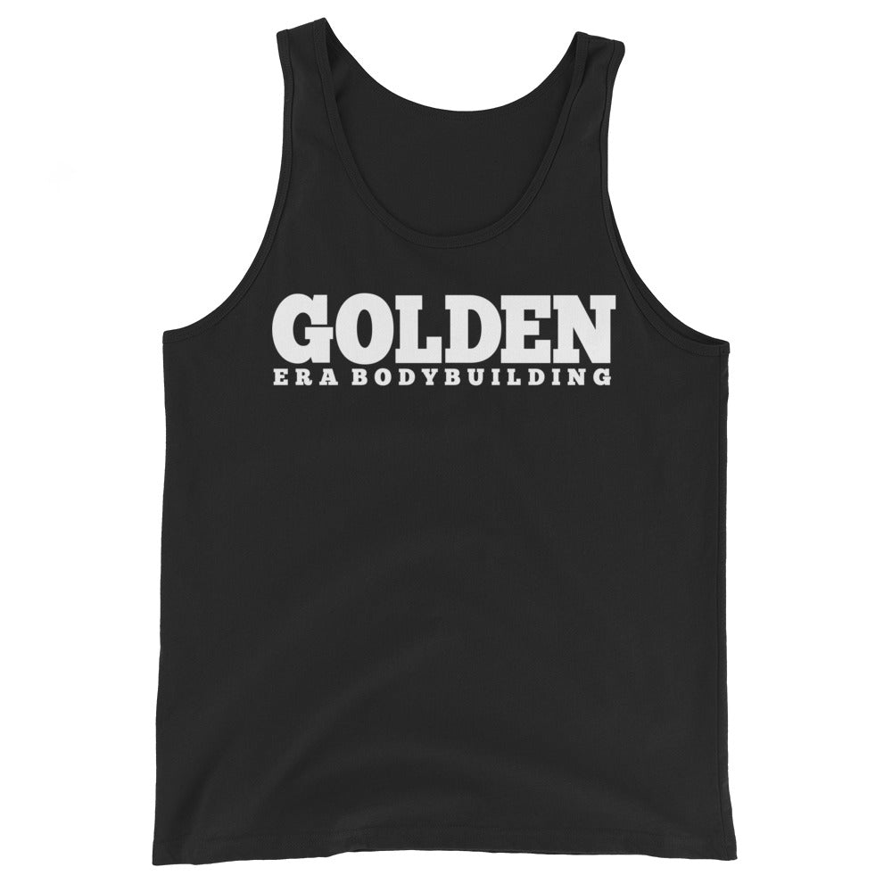 Golden Bodybuilding Tank - Black