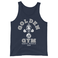 Load image into Gallery viewer, Golden Gym Tank - Navy/Grey
