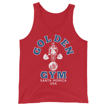 Load image into Gallery viewer, Golden Gym Tank - Red/Blue
