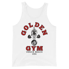 Load image into Gallery viewer, Golden Gym Tank - White
