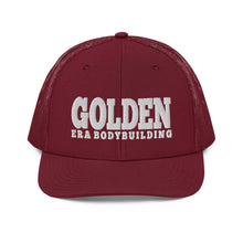 Load image into Gallery viewer, Golden Bodybuilding Gym Trucker Hat
