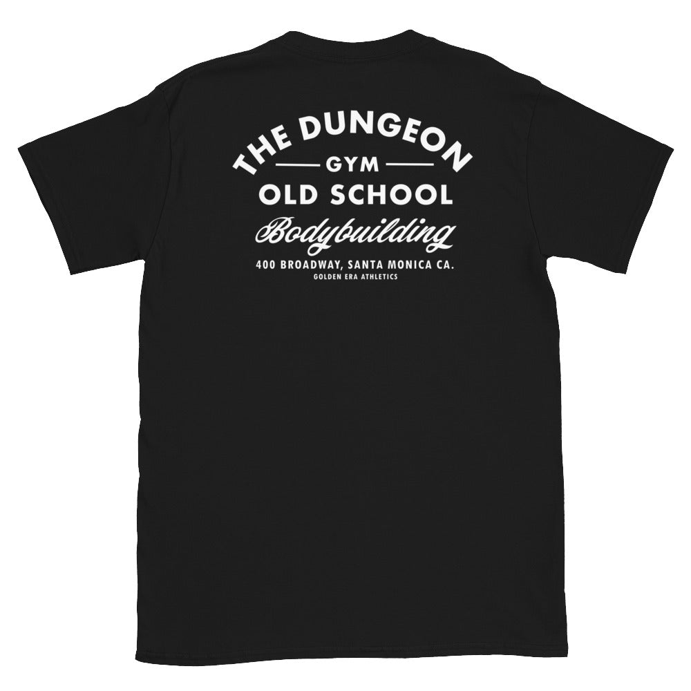 Dungeon Gym Old School Bodybuilding Tee - Black