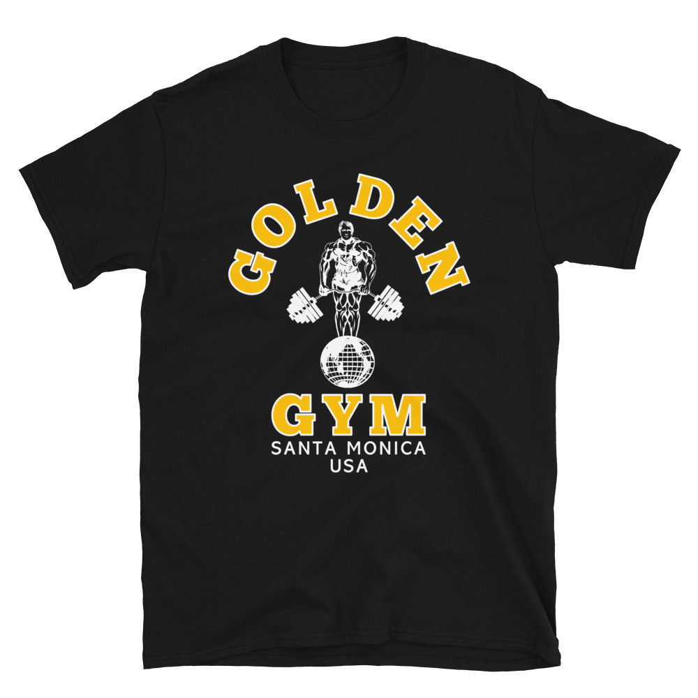 Golden Gym Tee - Black/Gold