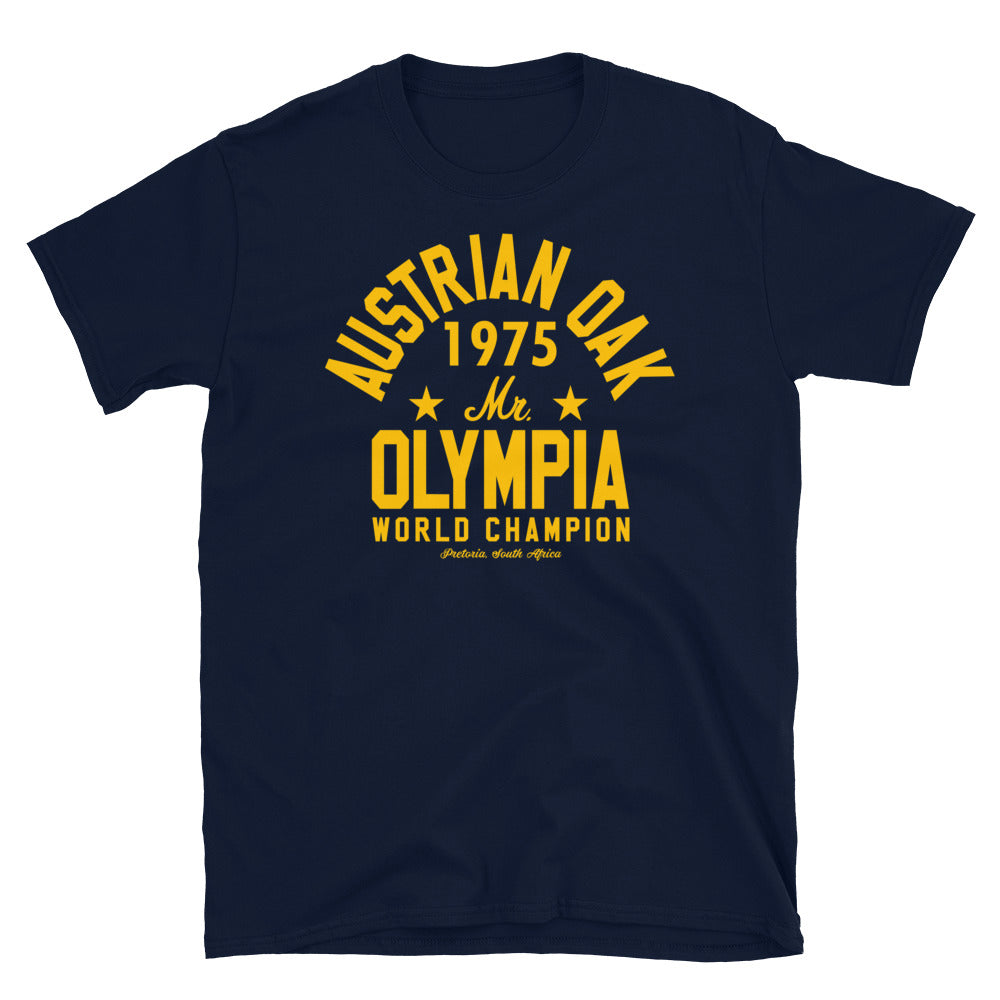 Austrian Oak 1975 Olympia Tee - Navy/Gold