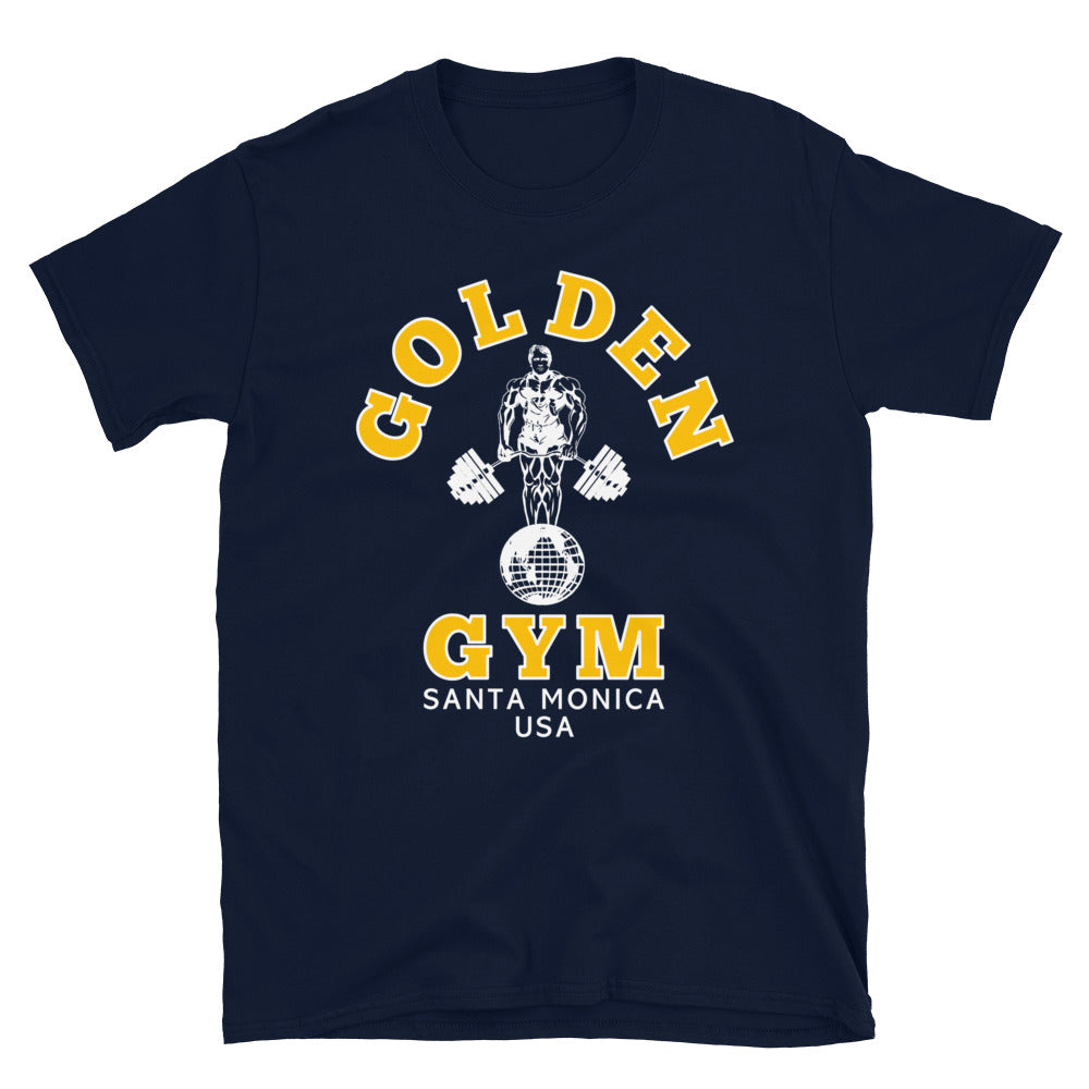Golden Gym Tee - Navy/Gold