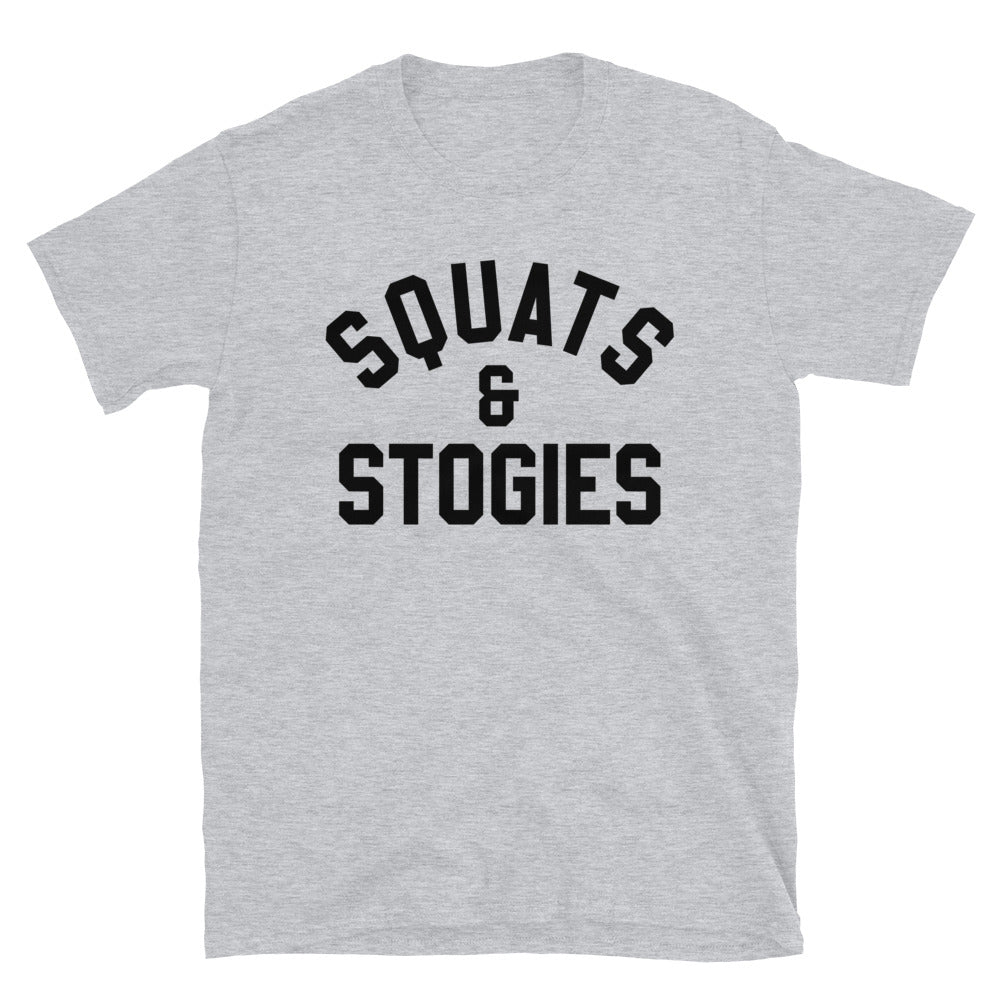 Squats & Stogies Gym Tee - Grey