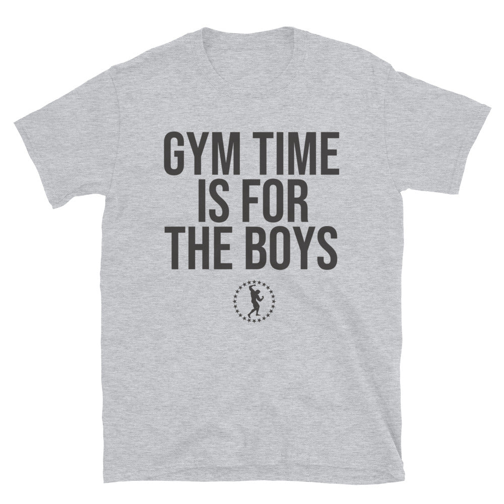 Gym Time Is For The Boys Tee - Grey