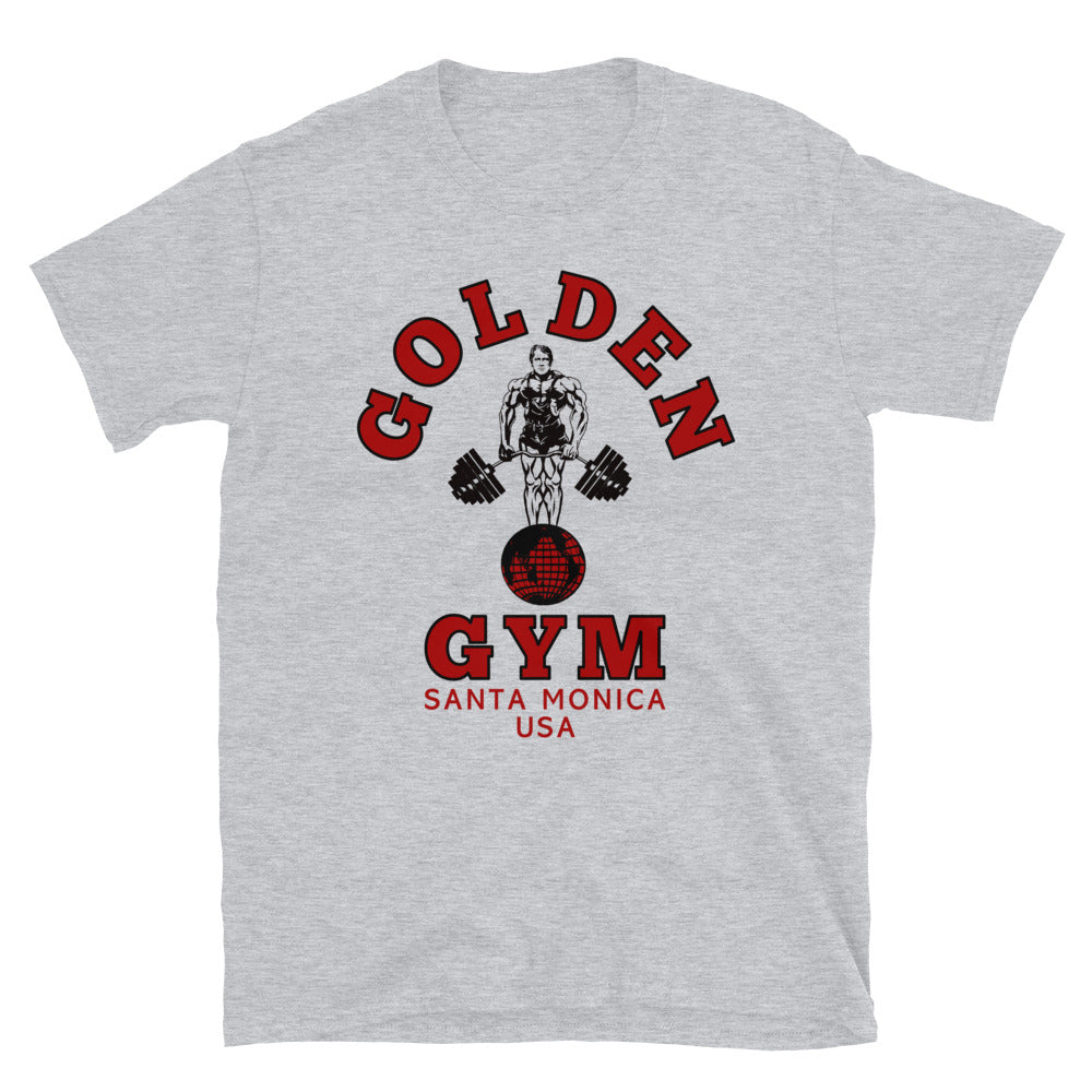 Golden Gym Tee - Grey/Red