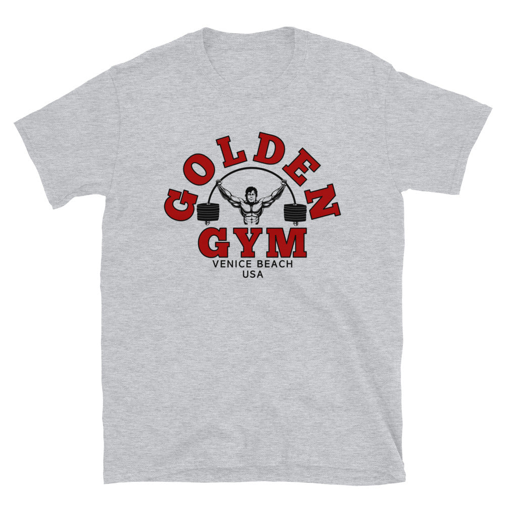 Golden Gym Venice Tee - Grey/Red