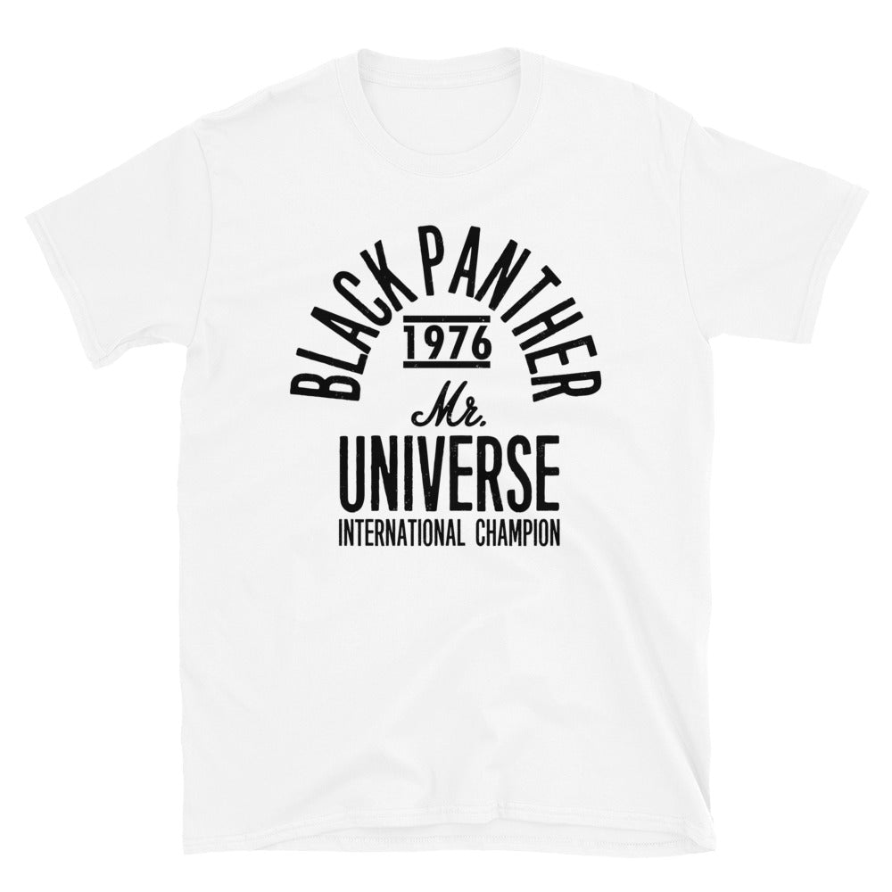 Black Panther Mr Universe Tee - White