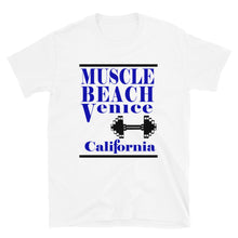 Load image into Gallery viewer, Muscle Beach Retro Tee - White
