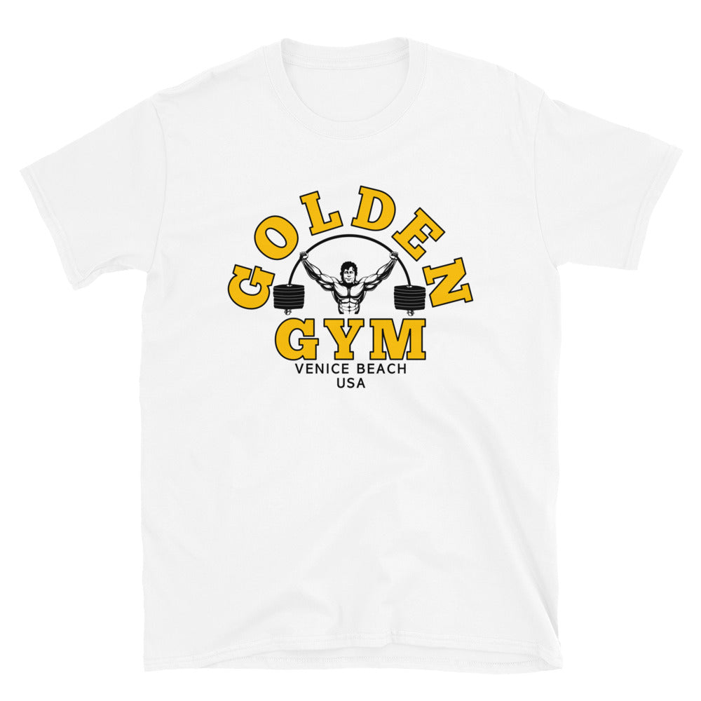 Golden Gym Venice Tee - White/Gold