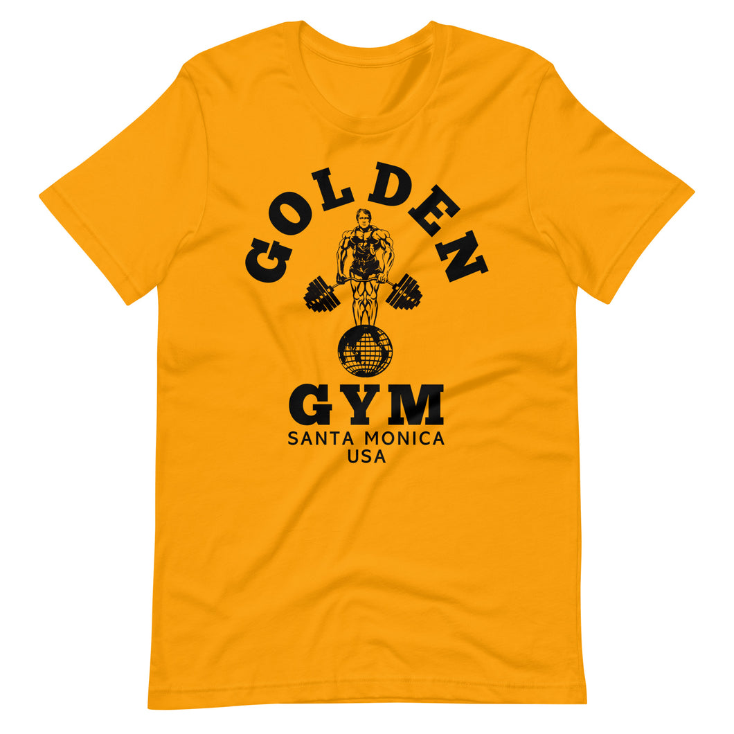 Golden Gym Tee - Gold/Black