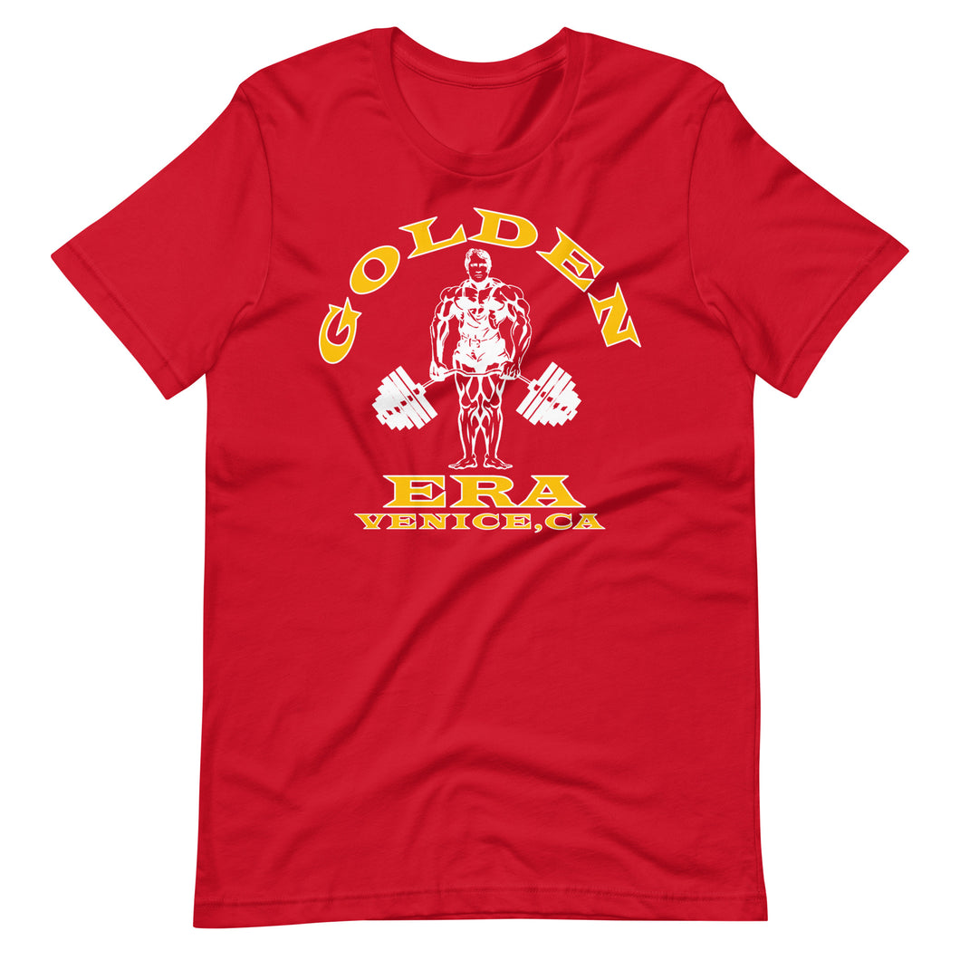 Retro Golden Era Venice Tee - Red