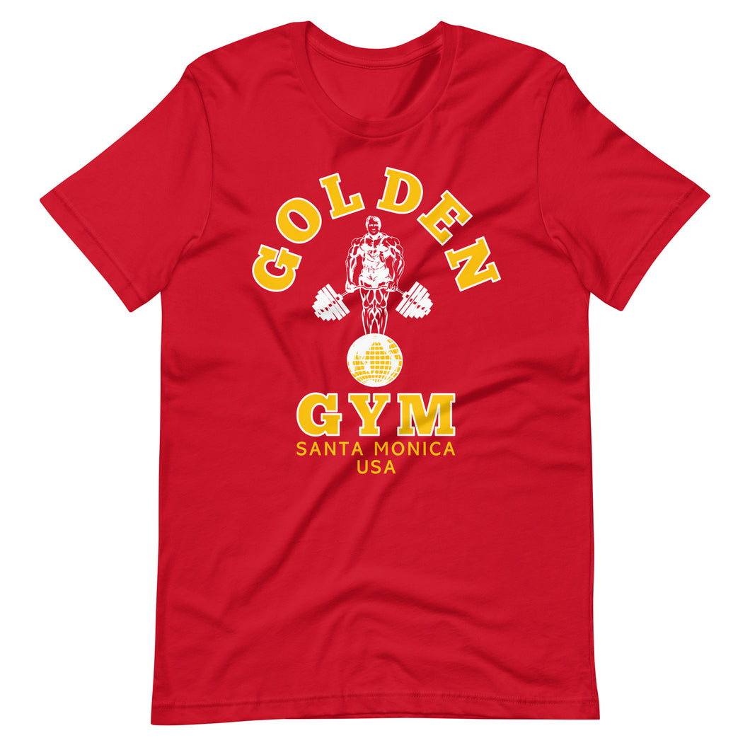 Golden Gym Tee - Red