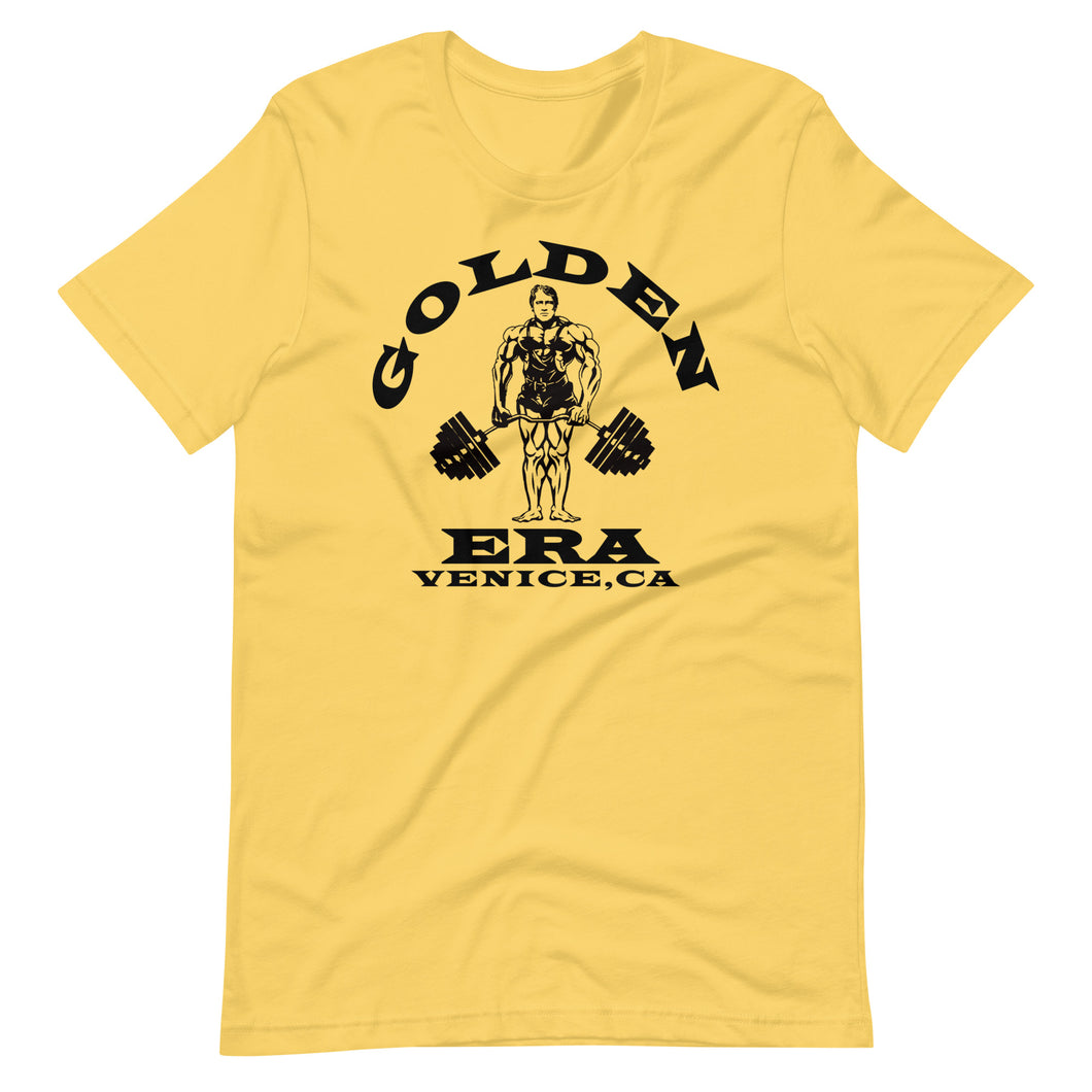 Retro Golden Era Venice Tee - Yellow