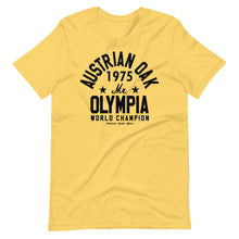 Load image into Gallery viewer, Austrian Oak 1975 Olympia Tee - Yellow
