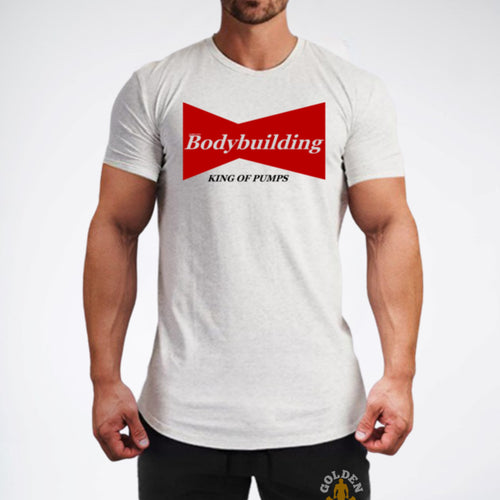 Pumping iron, gym motivation, fitness themed gender neutral t-shirt 