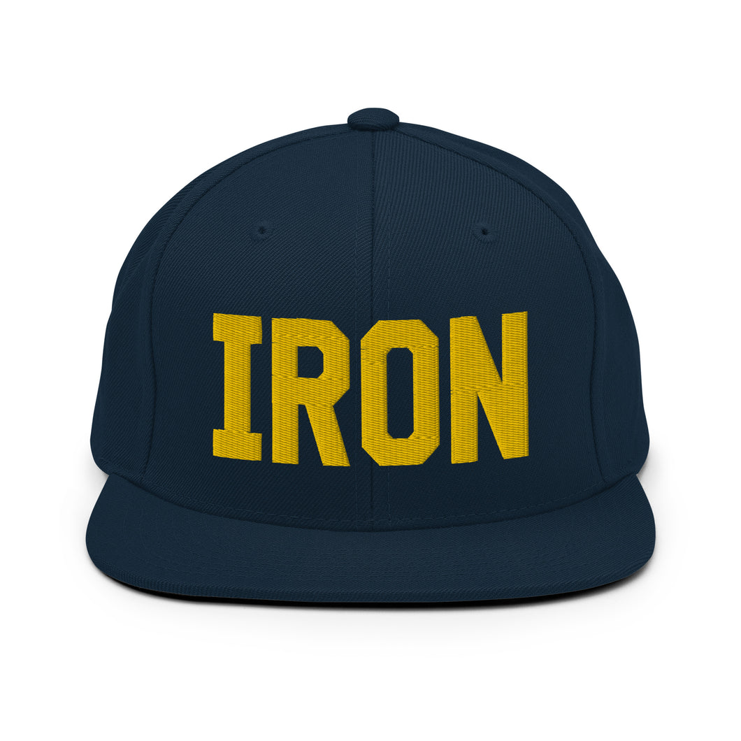 Iron Snapback Hat
