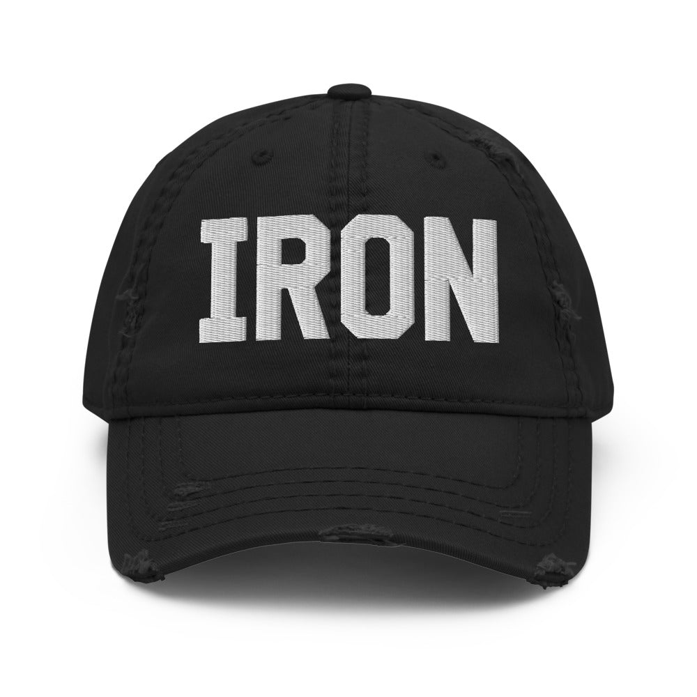 Iron Vintage Hat - Black