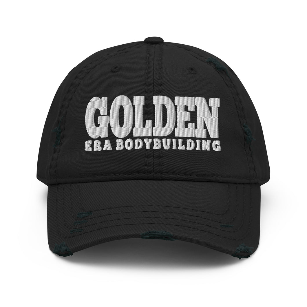 Golden Bodybuilding Vintage Hat - Black/White