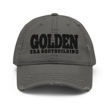Load image into Gallery viewer, Golden Bodybuilding Vintage Hat - Grey/Black
