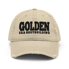 Load image into Gallery viewer, Golden Bodybuilding Vintage Hat - Sand/Navy
