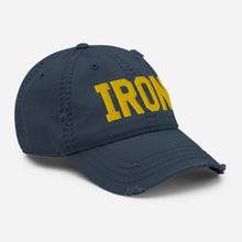Load image into Gallery viewer, Iron Vintage Hat - Navy/Gold
