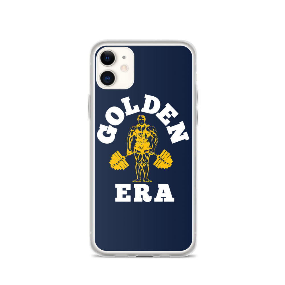 Golden iPhone Case - Navy