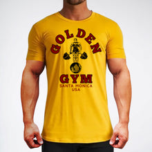 Load image into Gallery viewer, Golden Gym Tee - Gold/Red
