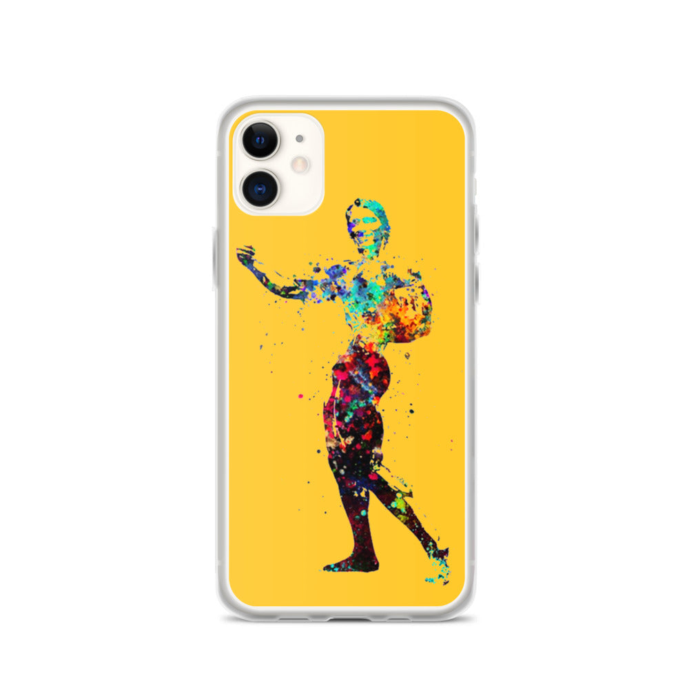 Arnold Flex iPhone Case - Yellow