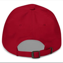 Load image into Gallery viewer, Golden Monogram Dad Hat - Red
