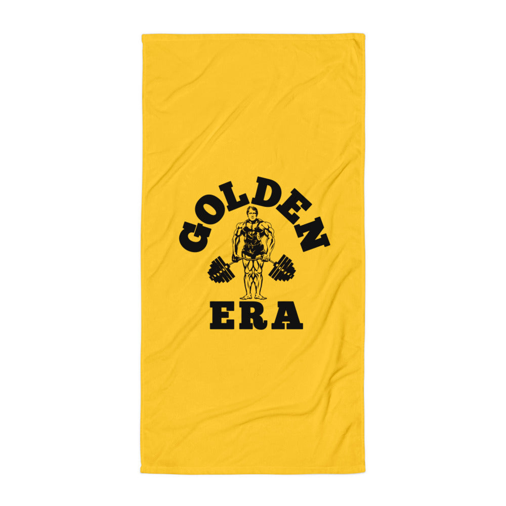 Golden Era Gym/Beach Towel - Yellow