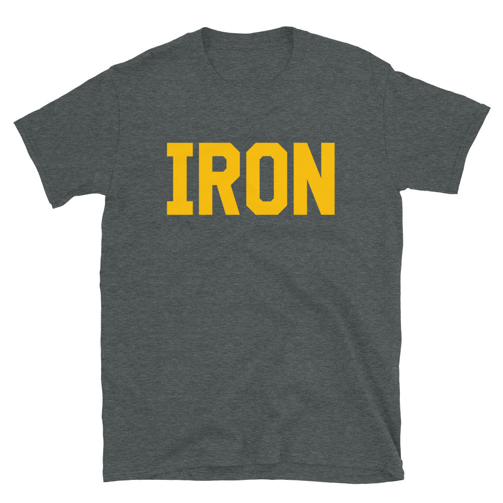 Iron Tee - Grey/Gold