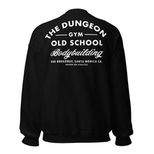 Load image into Gallery viewer, Dungeon Gym Old School Bodybuilding Sweatshirt - Black
