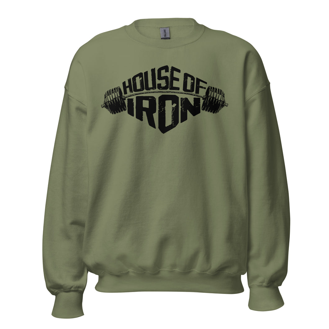 House of Iron Barbell Sweatshirt