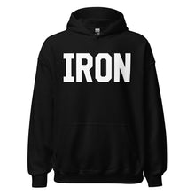 Load image into Gallery viewer, Iron Hoodie - Black

