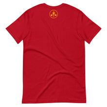 Load image into Gallery viewer, Golden Era Bodybuilding Tee - Red/Gold
